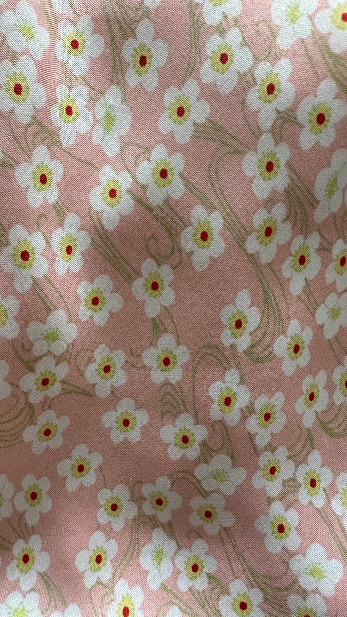 Zara rose pink cream daisy print backless maxi boho dress large UK 12 14 vgc