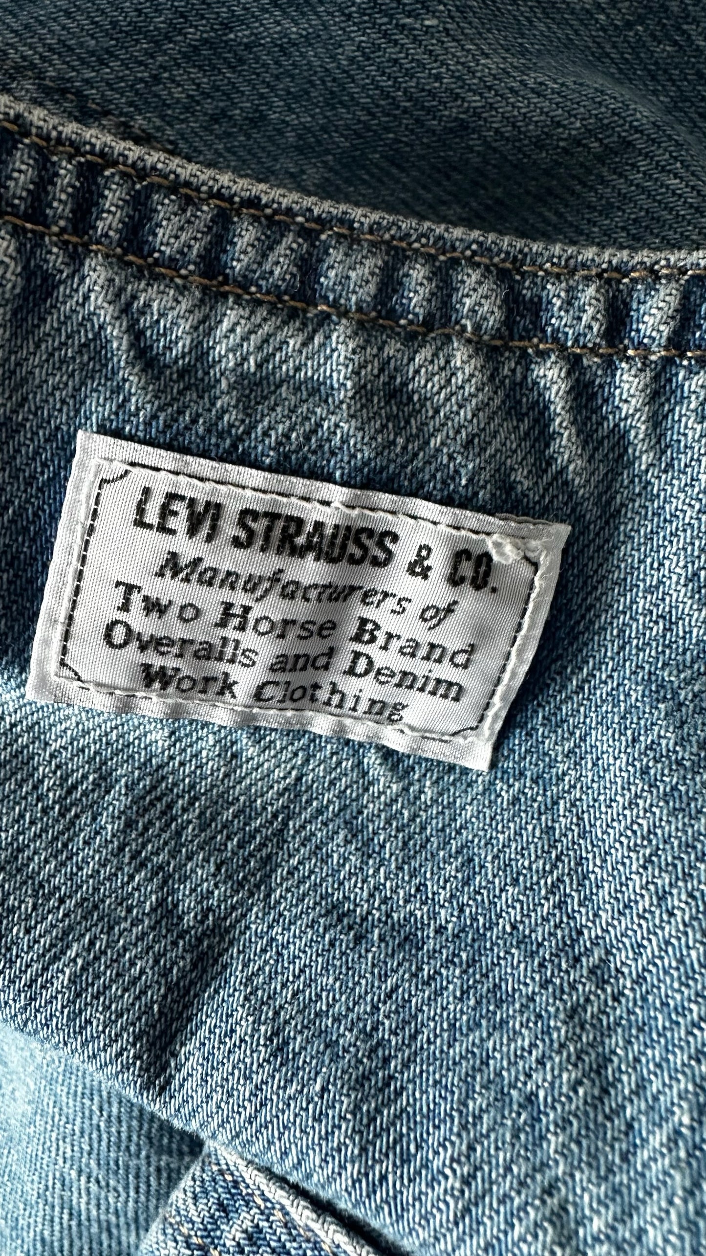 Levis button up denim mini dress small UK 8 vgc