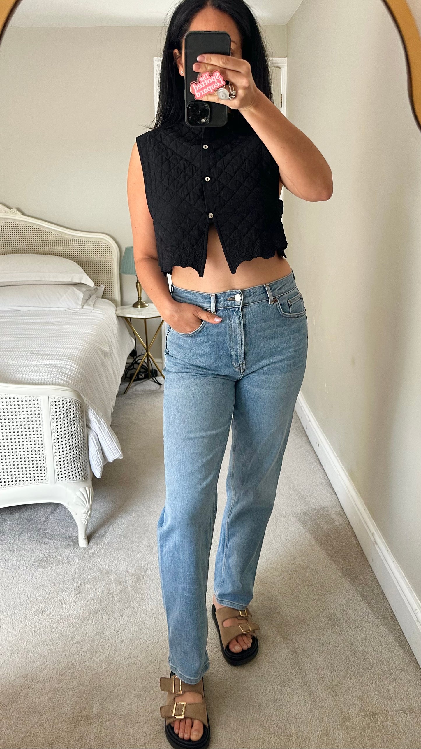 Selected Femme @ Anthropologie light blue straight leg jeans small UK 10-12 W30 L32 vgc