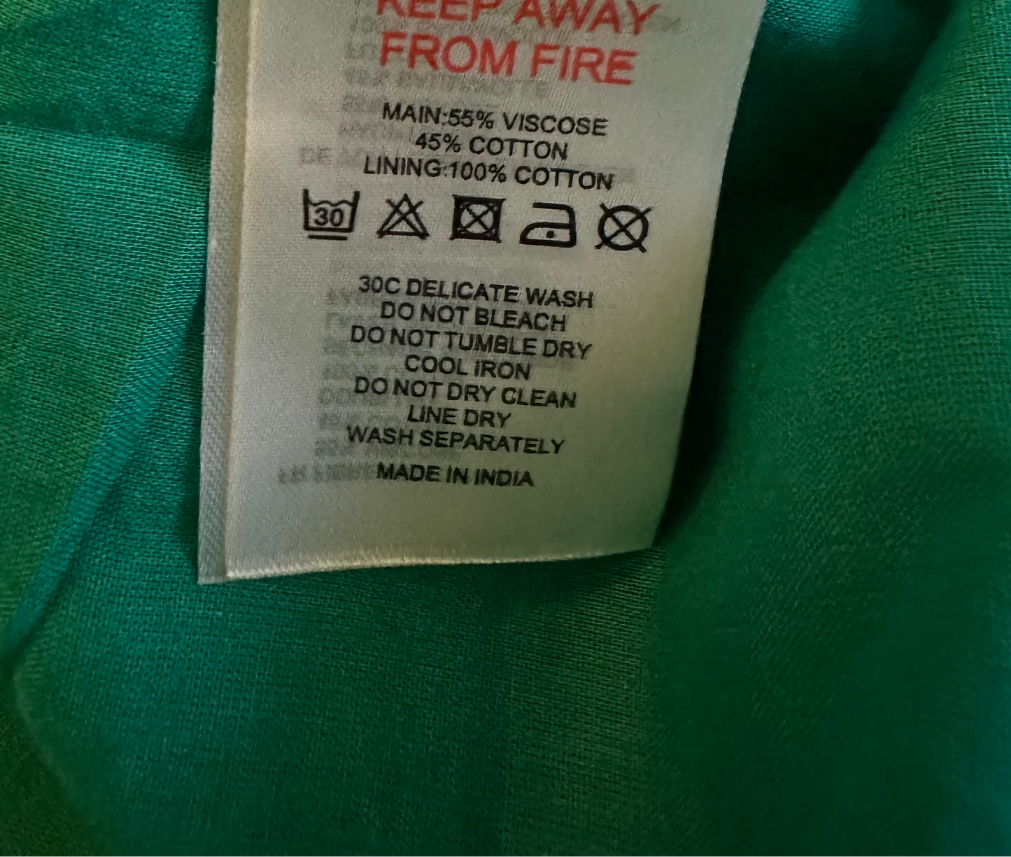 Oliver Bonas emerald green maxi dress holidays small UK 8 vgc