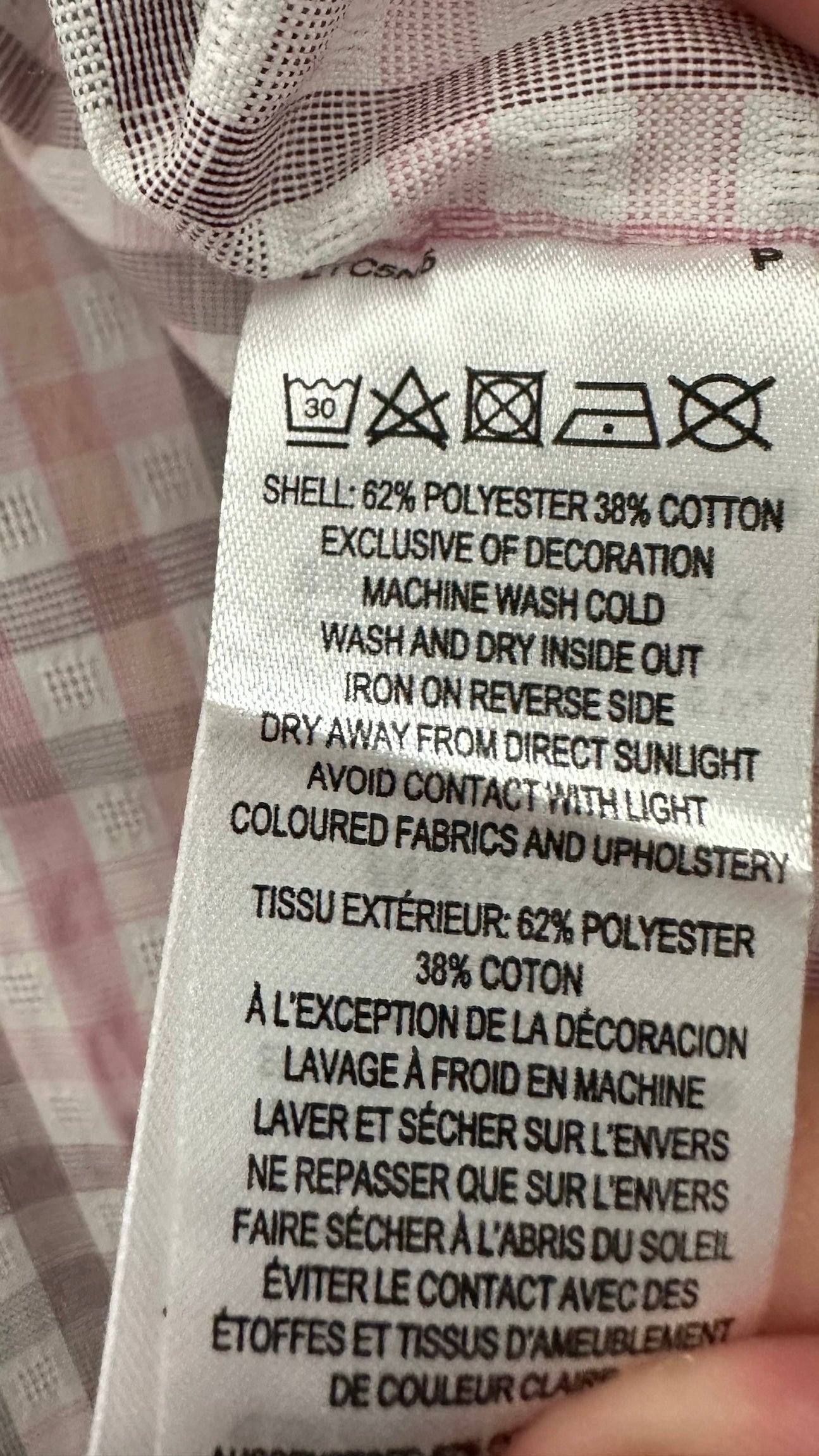 French connection pink beige gingham tiered hem maxi dress medium large L UK 10-12
