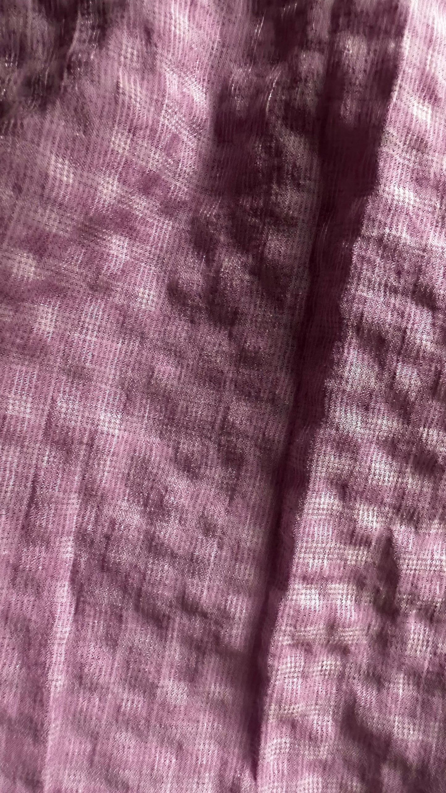 & other stories lilac gingham wedding guest dress small UK 8-10 vgc