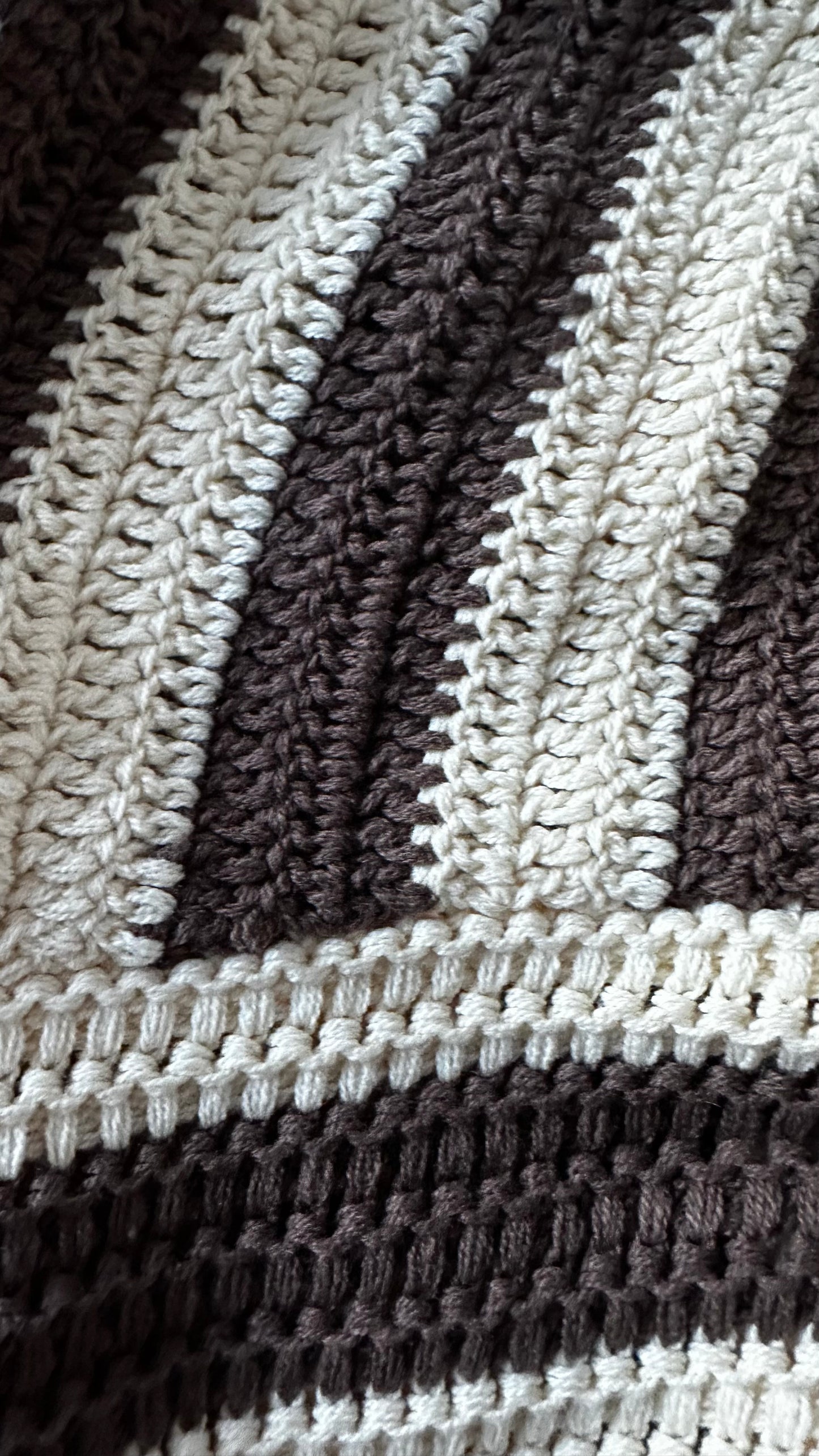 Anthropologie brown cream crochet mini slip dress large UK 14-16 new bnwt