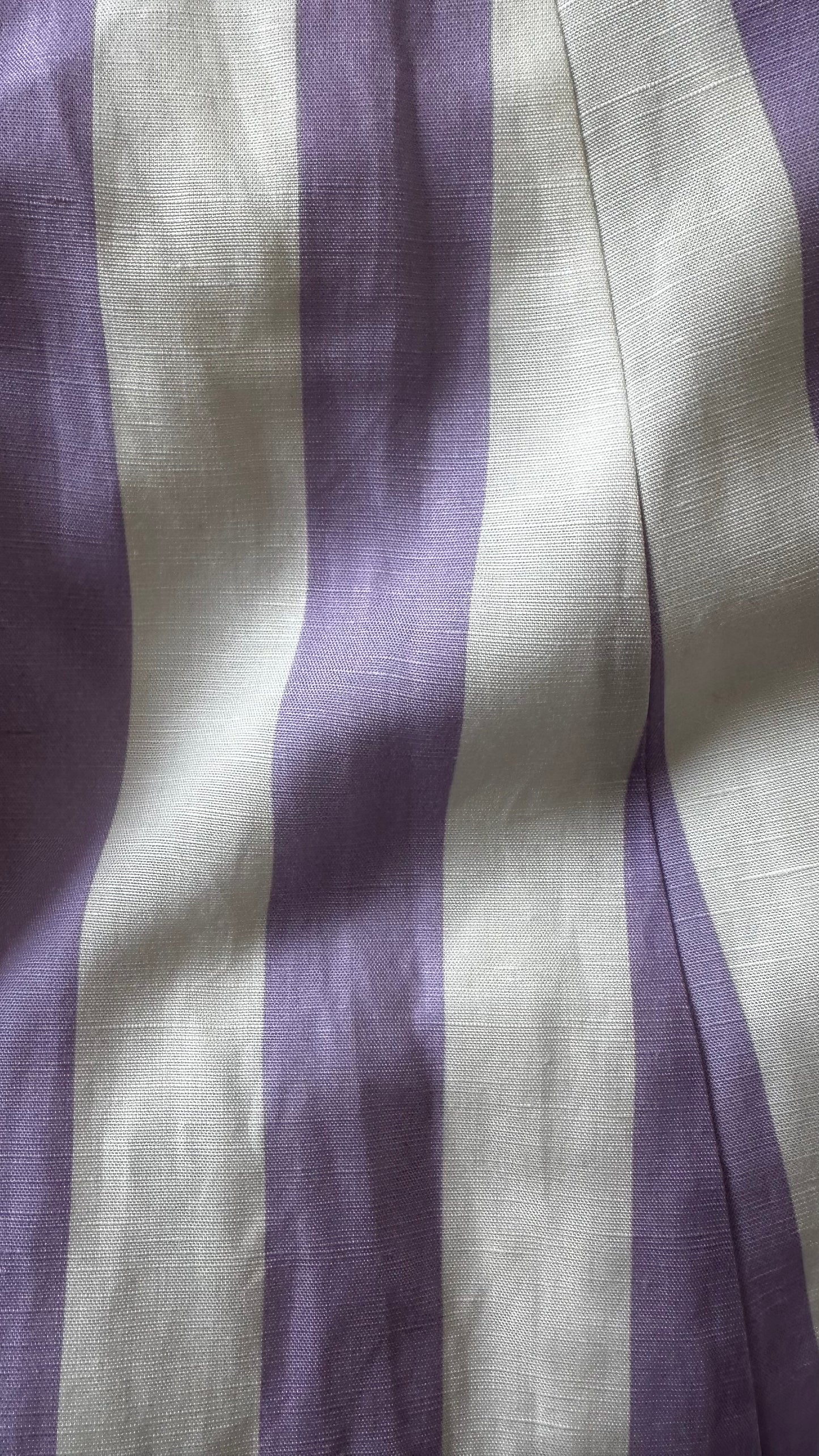 Kitri lilac white stripe wedding guest occasion dress small UK 8 vgc