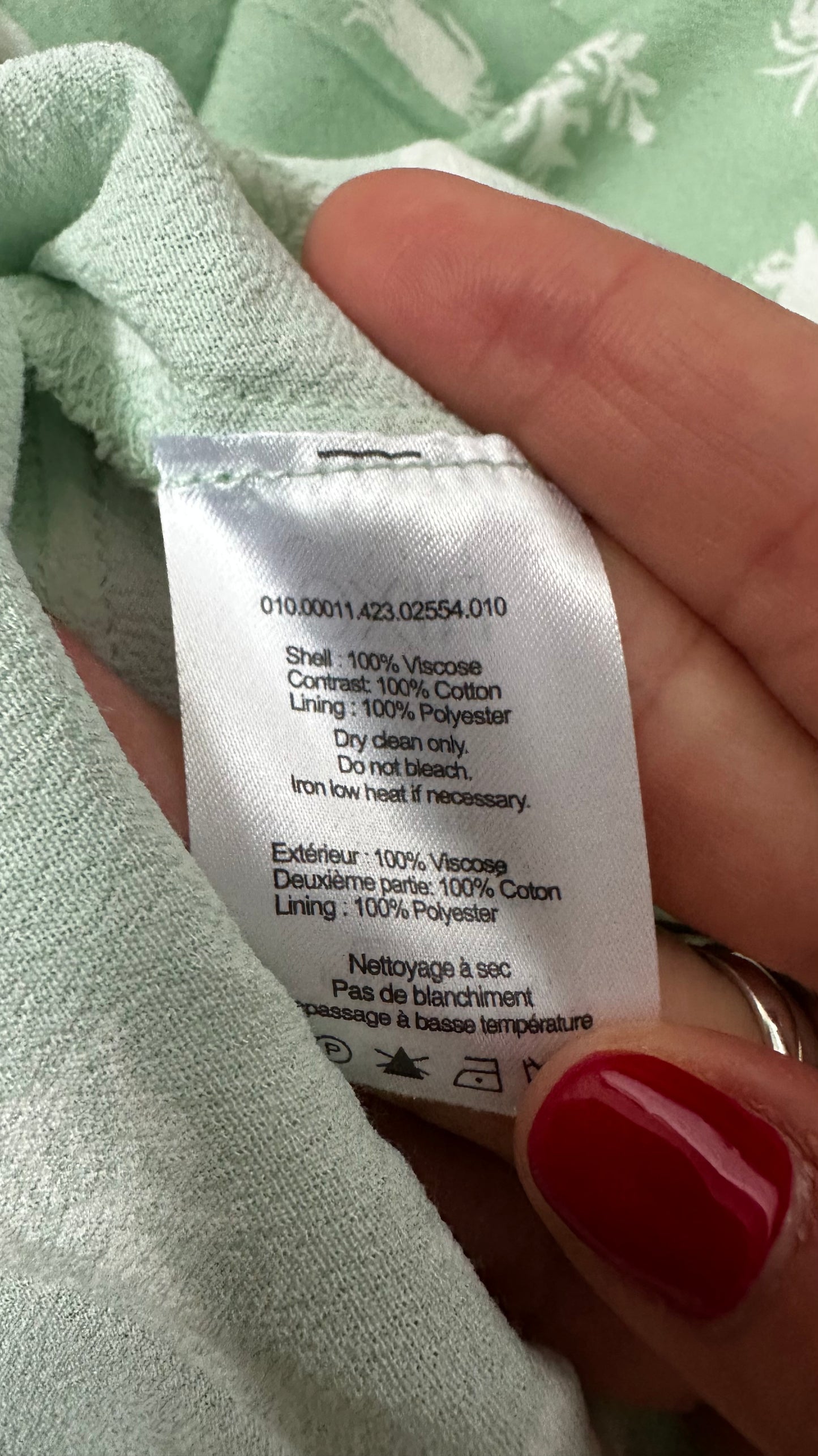 RIXO light mint green beach scene crabs seaside dress midi long UK 10 vgc event wedding guest