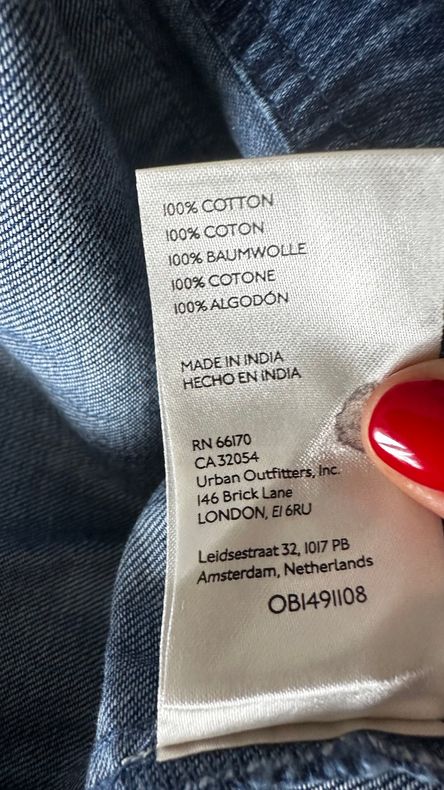Pilcro @ Anthropologie blue denim animal print mini holiday casual dress medium UK 12-14 vgc