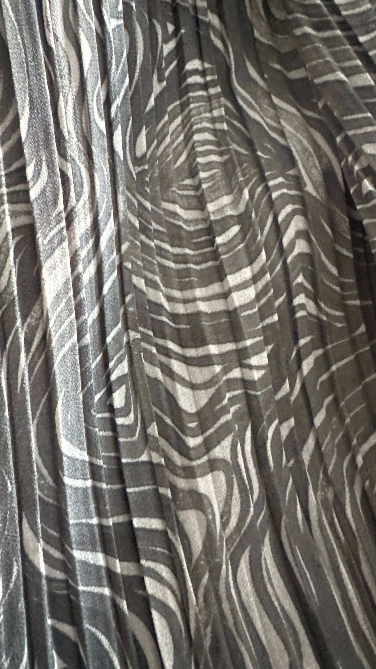 &Other stories lilac grey black plisse maxi event dress large L UK 12 excellent used condition