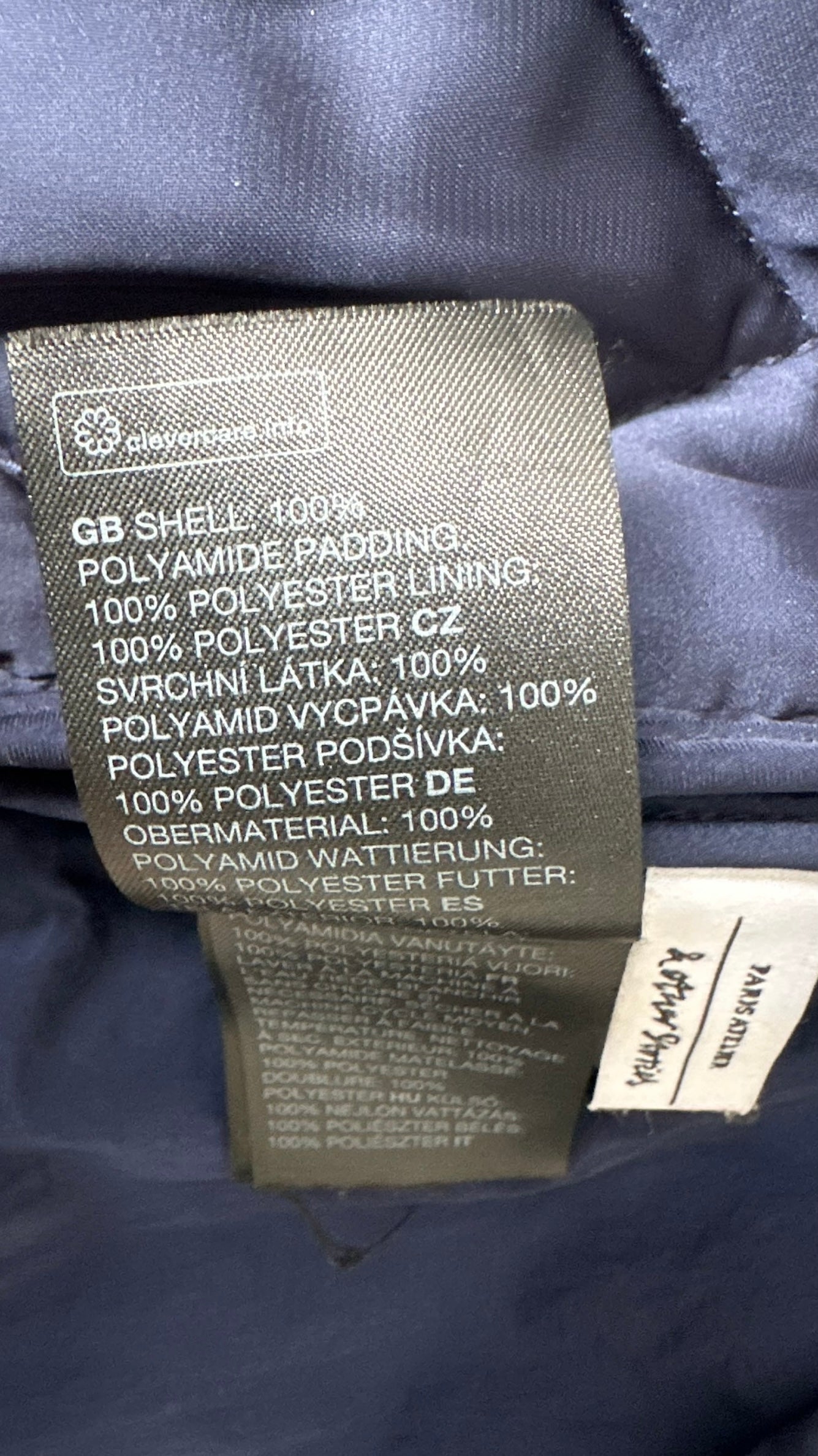 &Other stories navy blue quilted jacket small S UK 8 great used condition