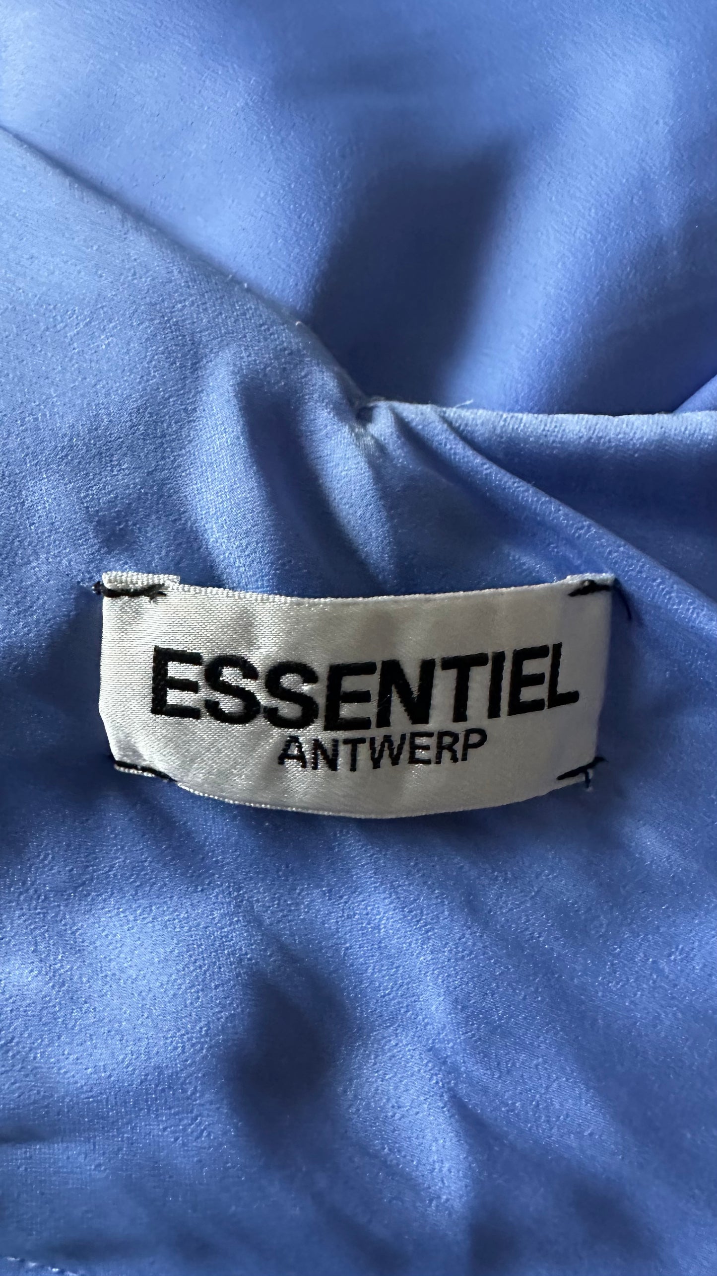 Essentiel Antwerp light blue maxi long dress small /medium UK 10-12 wedding guest event holiday vgc