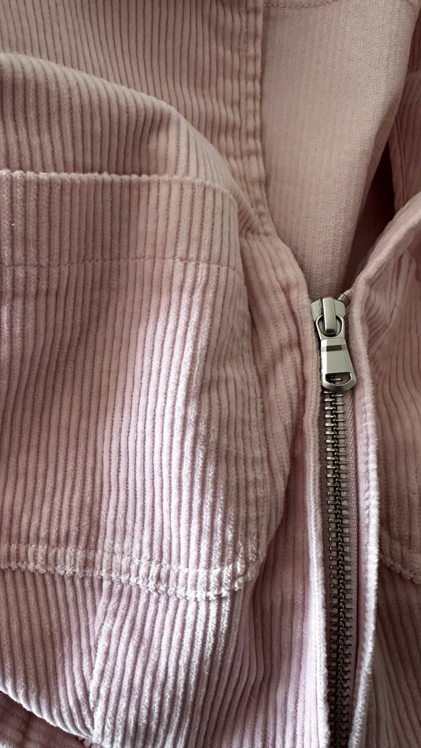 & other stories light pink rose corduroy jumpsuit playsuit boiler suit small UK 8 vgc