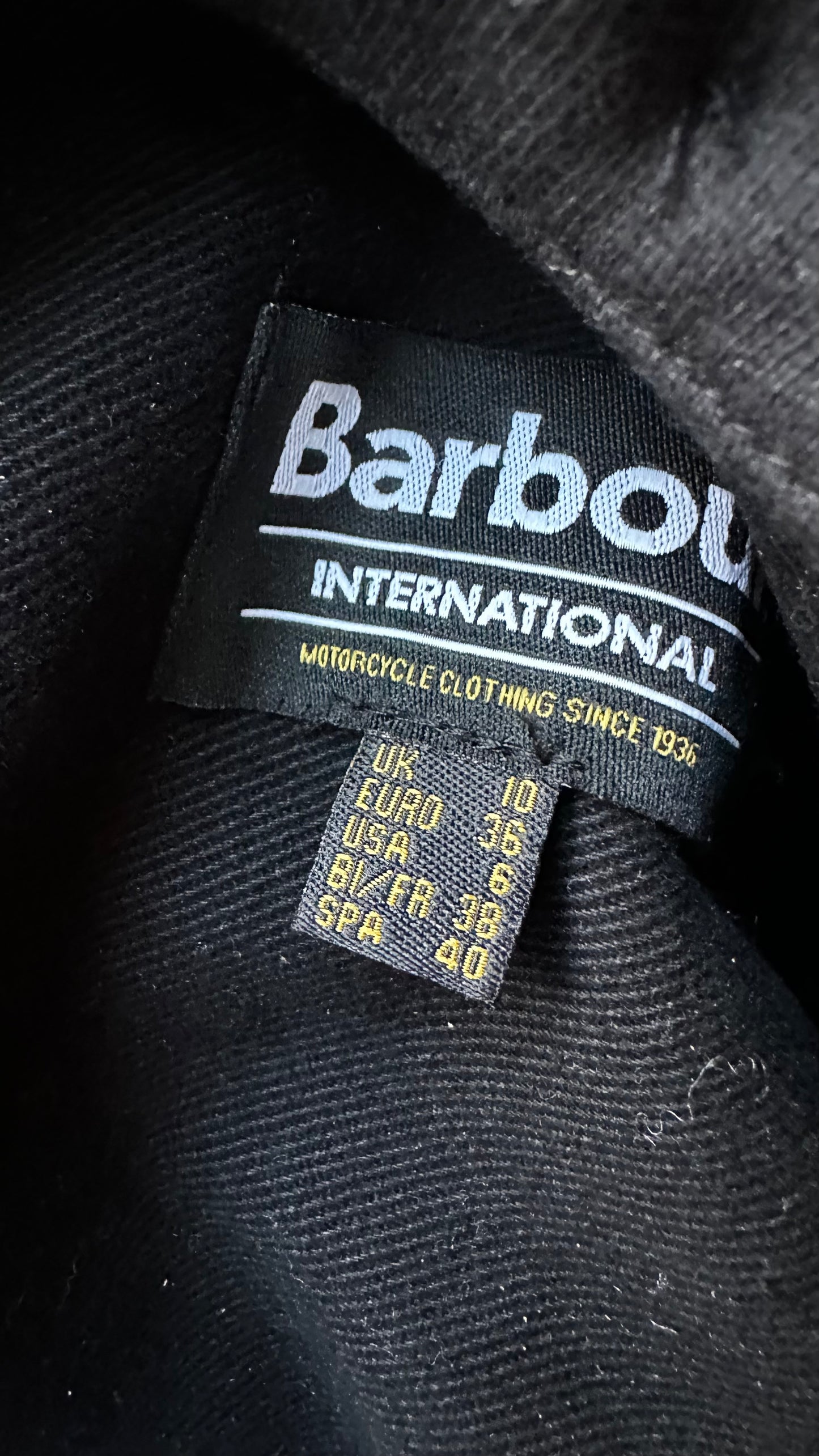 Barbour black gold hoodie jacket shacket oversized small UK 10 new bnwot