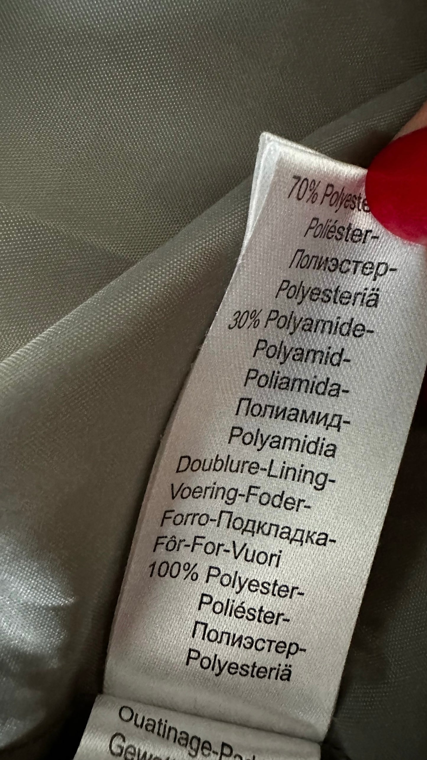 La Redoute olive khaki green quilted jacket large L UK 12-14 excellent used condition