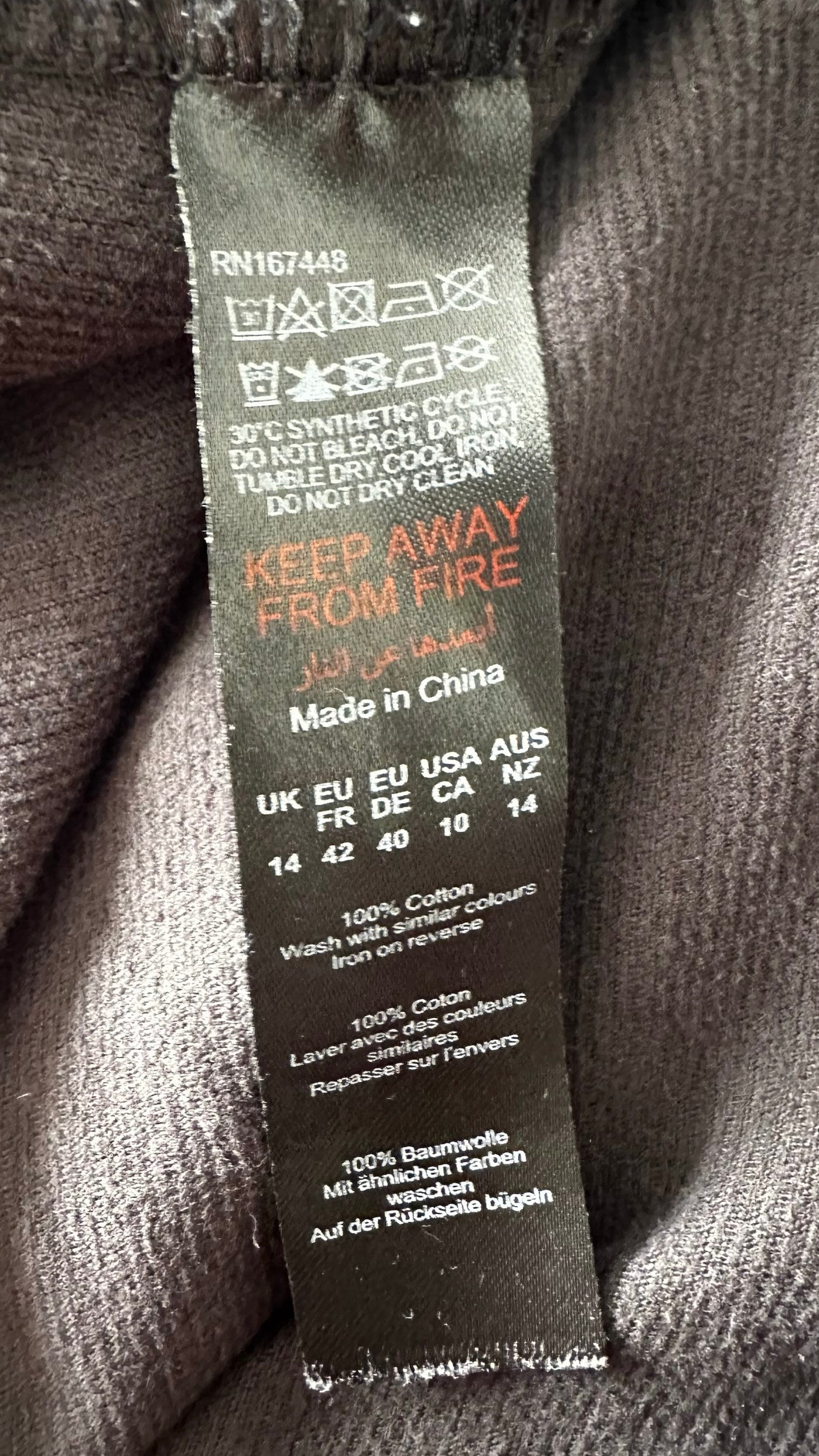 Warehouse black corduroy casual maxi dress extra large XL UK 14