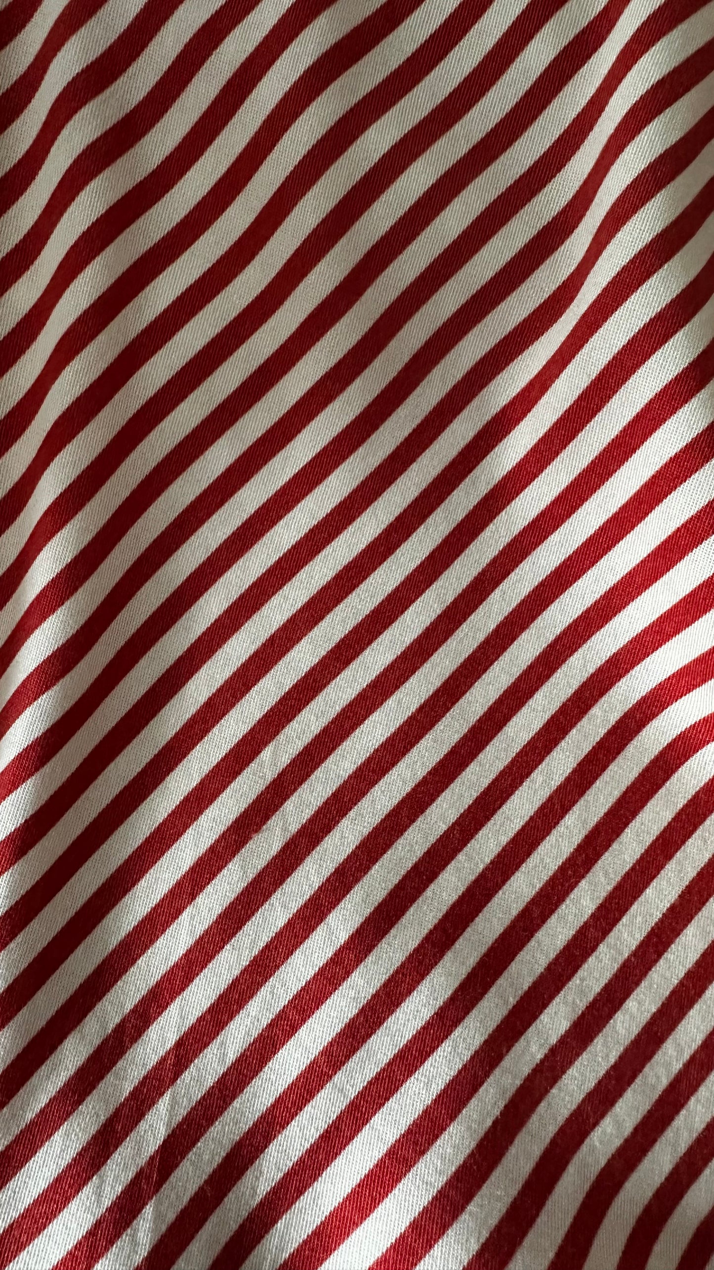 Nobody’s Child red white stripe slip midi long dress small medium UK 10 14 vgc