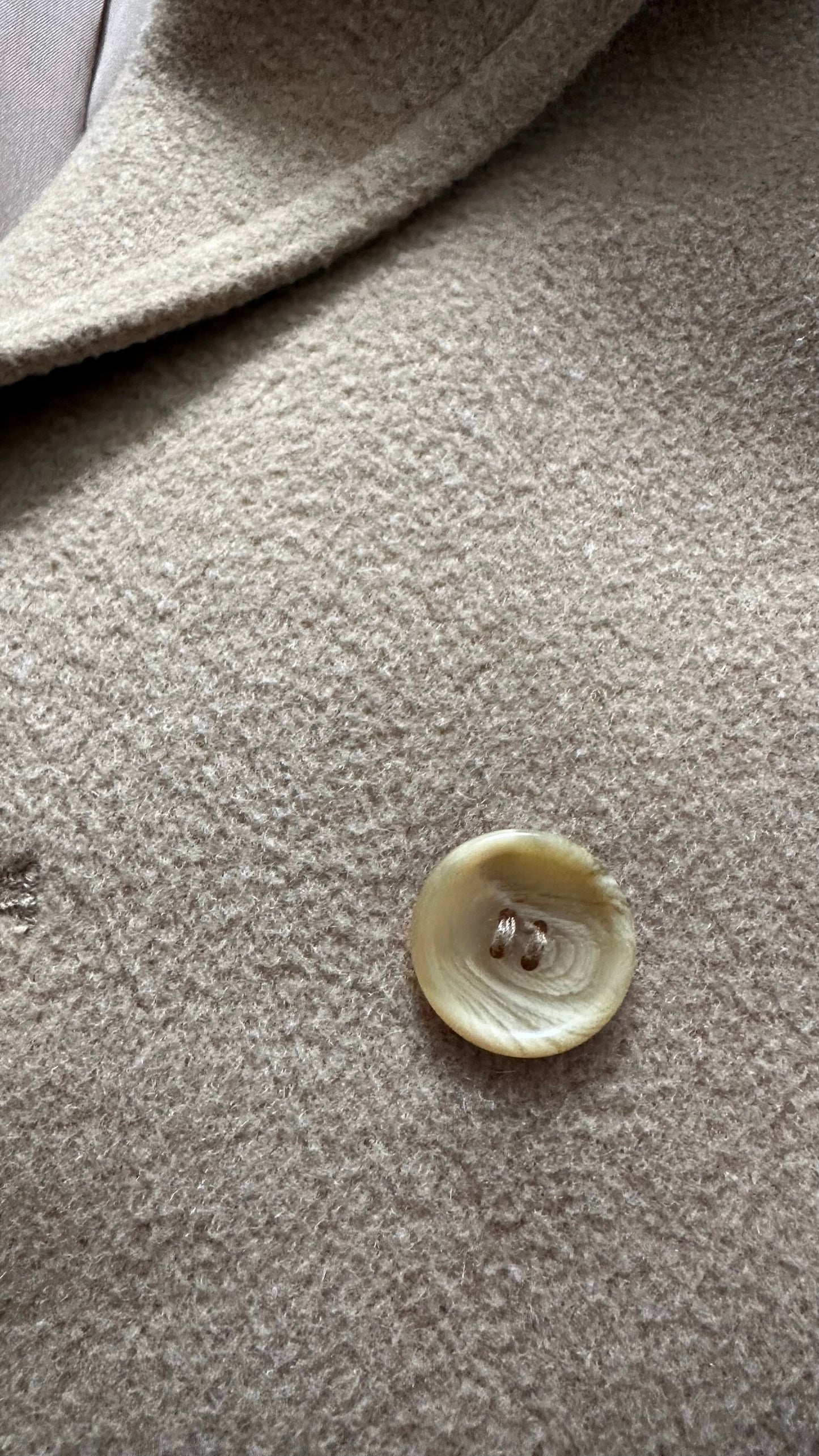 Vintage camel tan cashmere wool blend formal coat medium large ML UK 10-12 excellent used condition