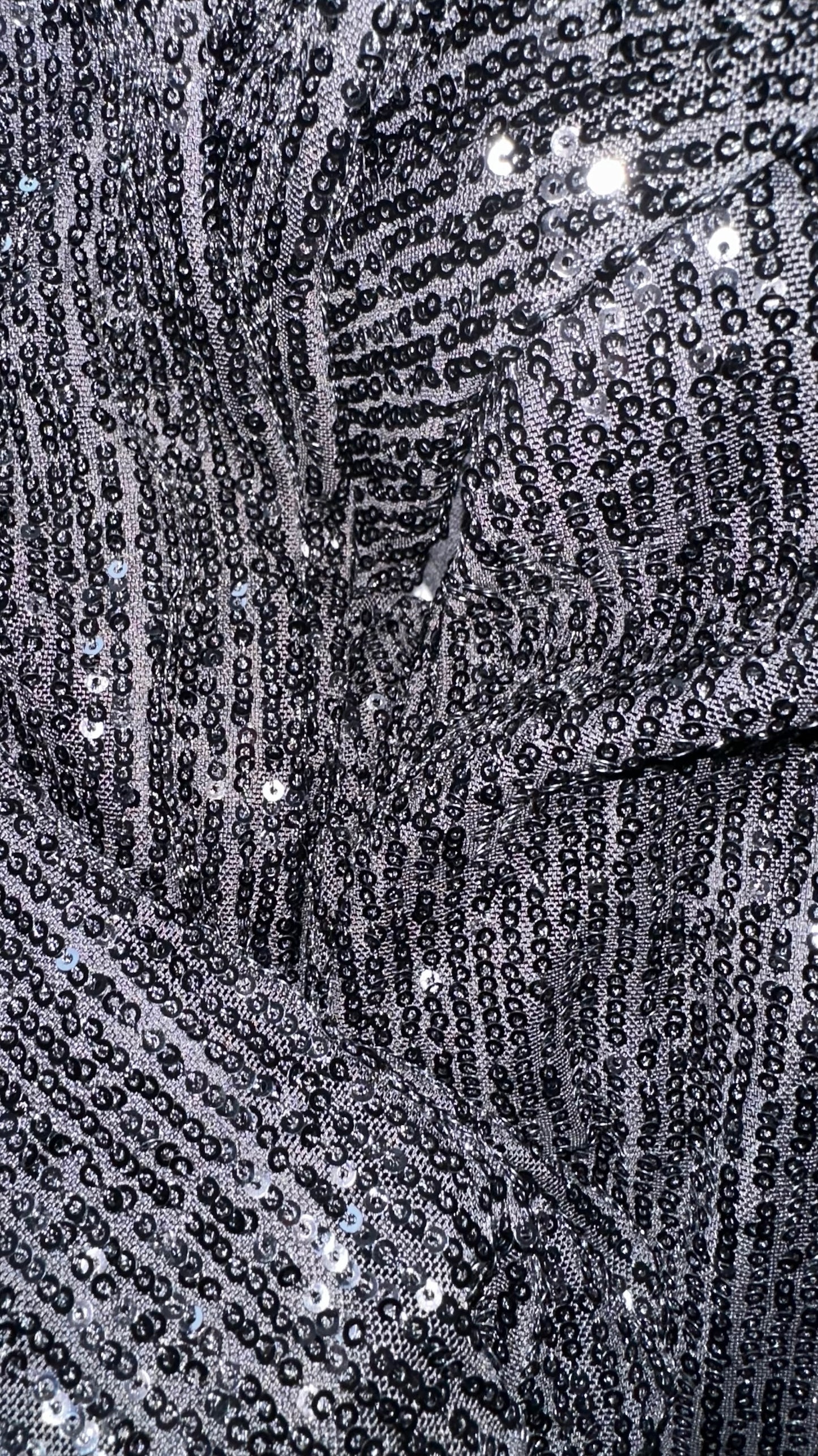 Be Young black sequin mini party dress small S UK 8-10 BNWT XMS25