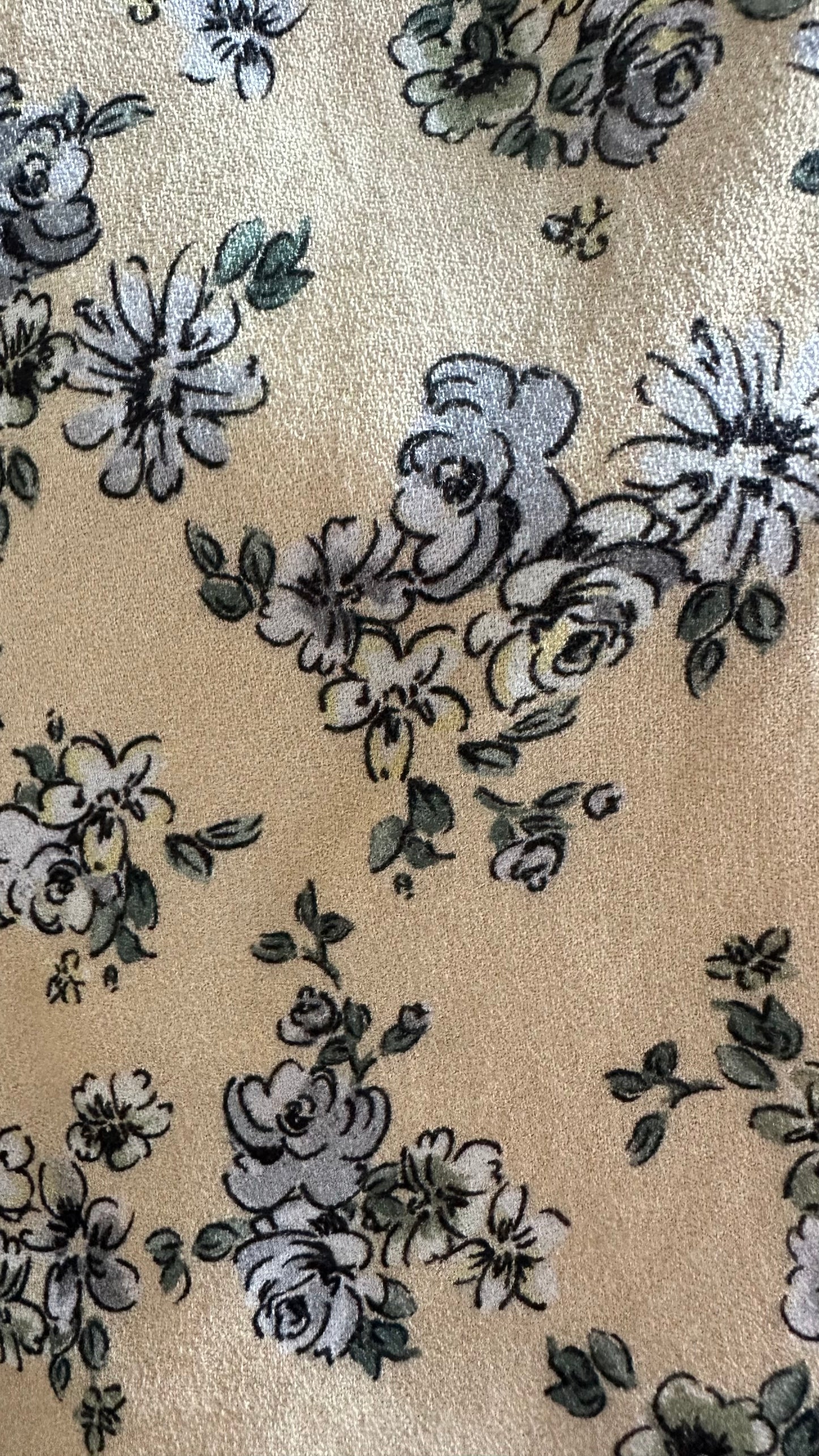 Ghost butter yellow blue grey floral event wedding guest dress extra large UK 14 vgc
