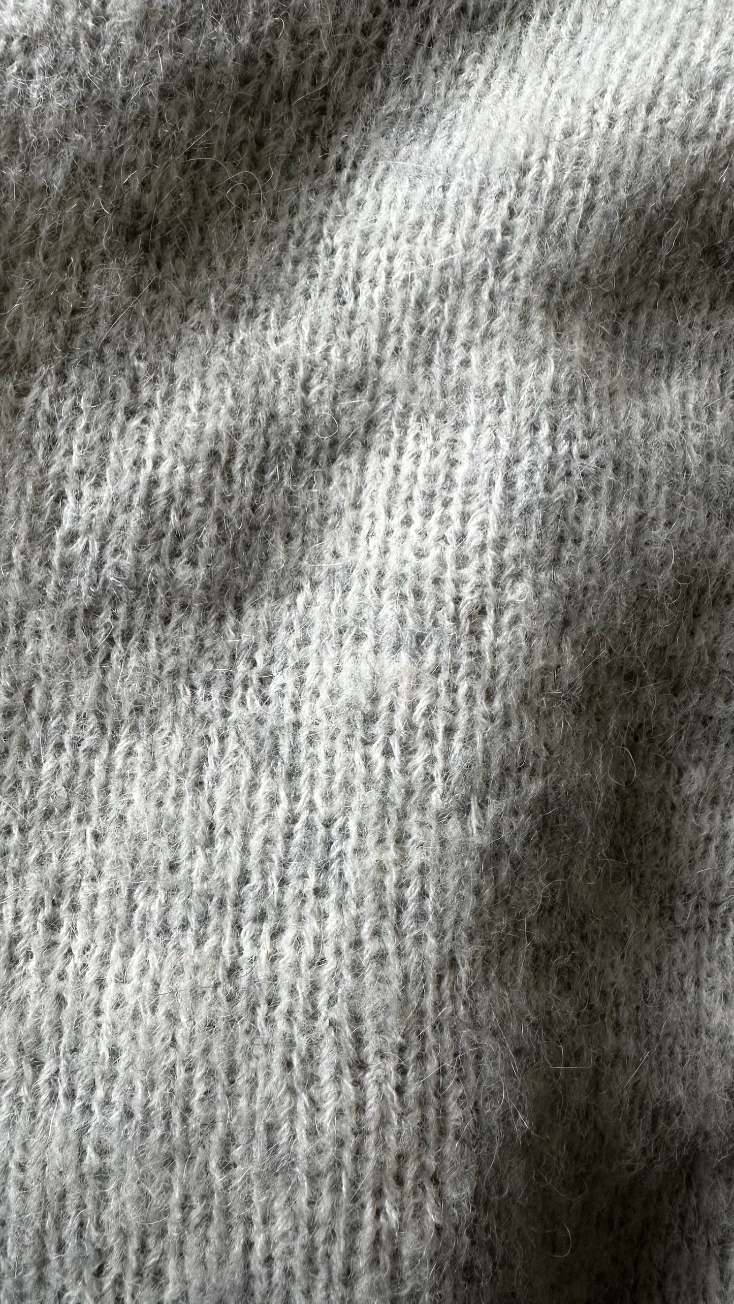 Mint velvet gray alpaca wool blend knitted jumper extra large UK 14 vgc
