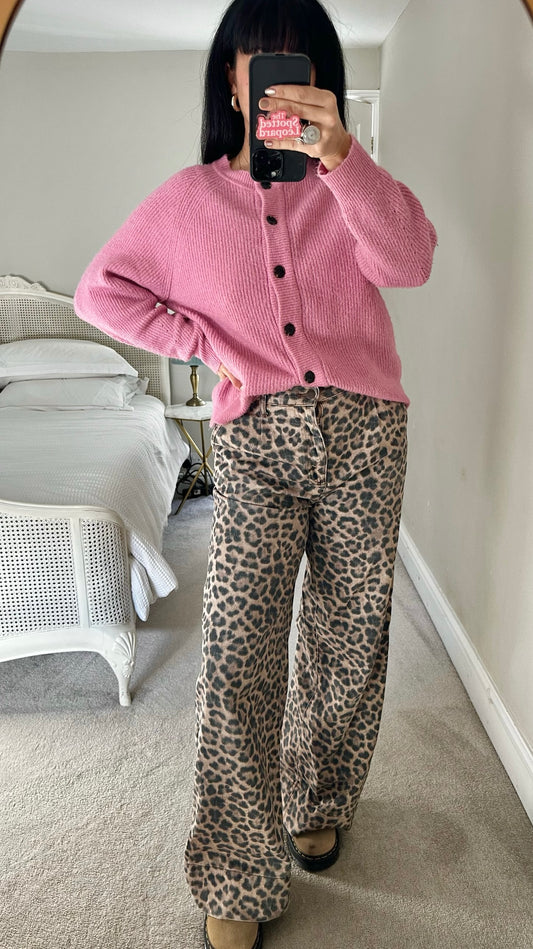 Selected femme @ anthropologie wool blend knitted cardigan medium UK 12-14 vgc