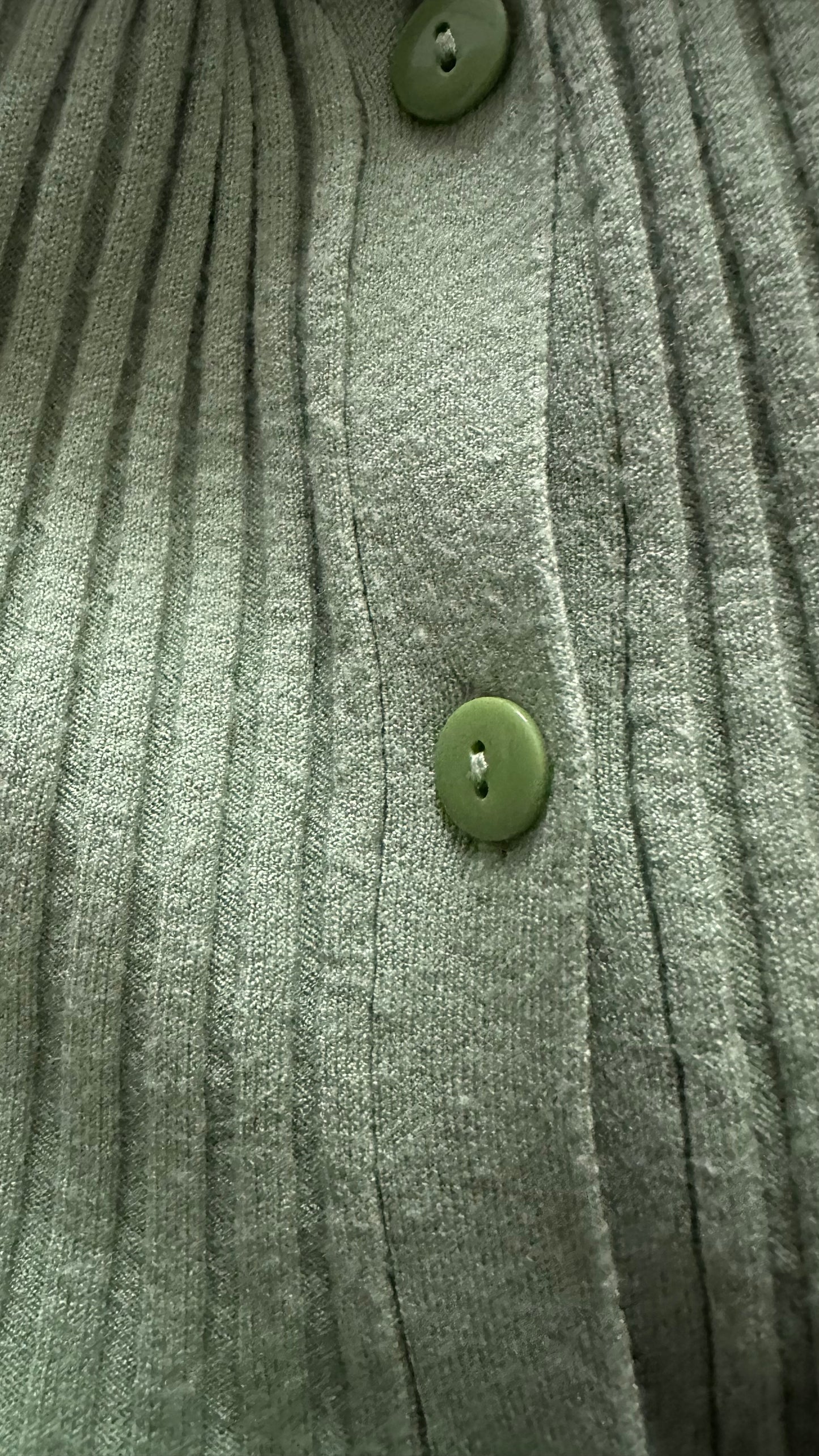 Mango light olive green ribbed cardigan jumper medium UK 10 vgc