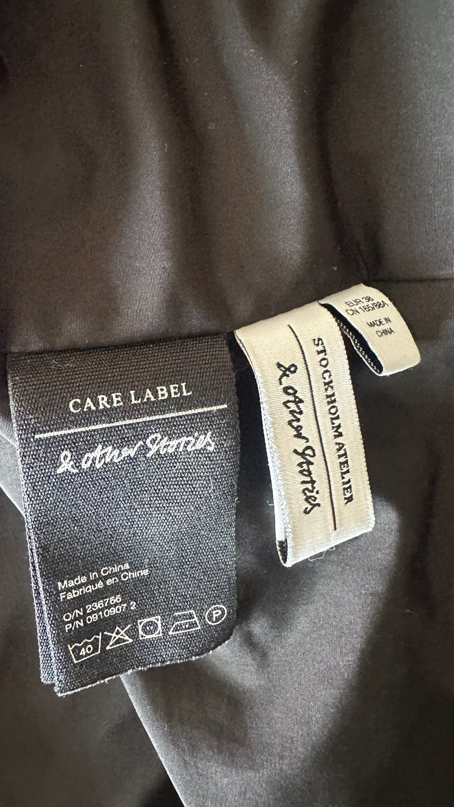 & other stories black square quilted long line sleeping bag coat small UK 8-10 vgc w25