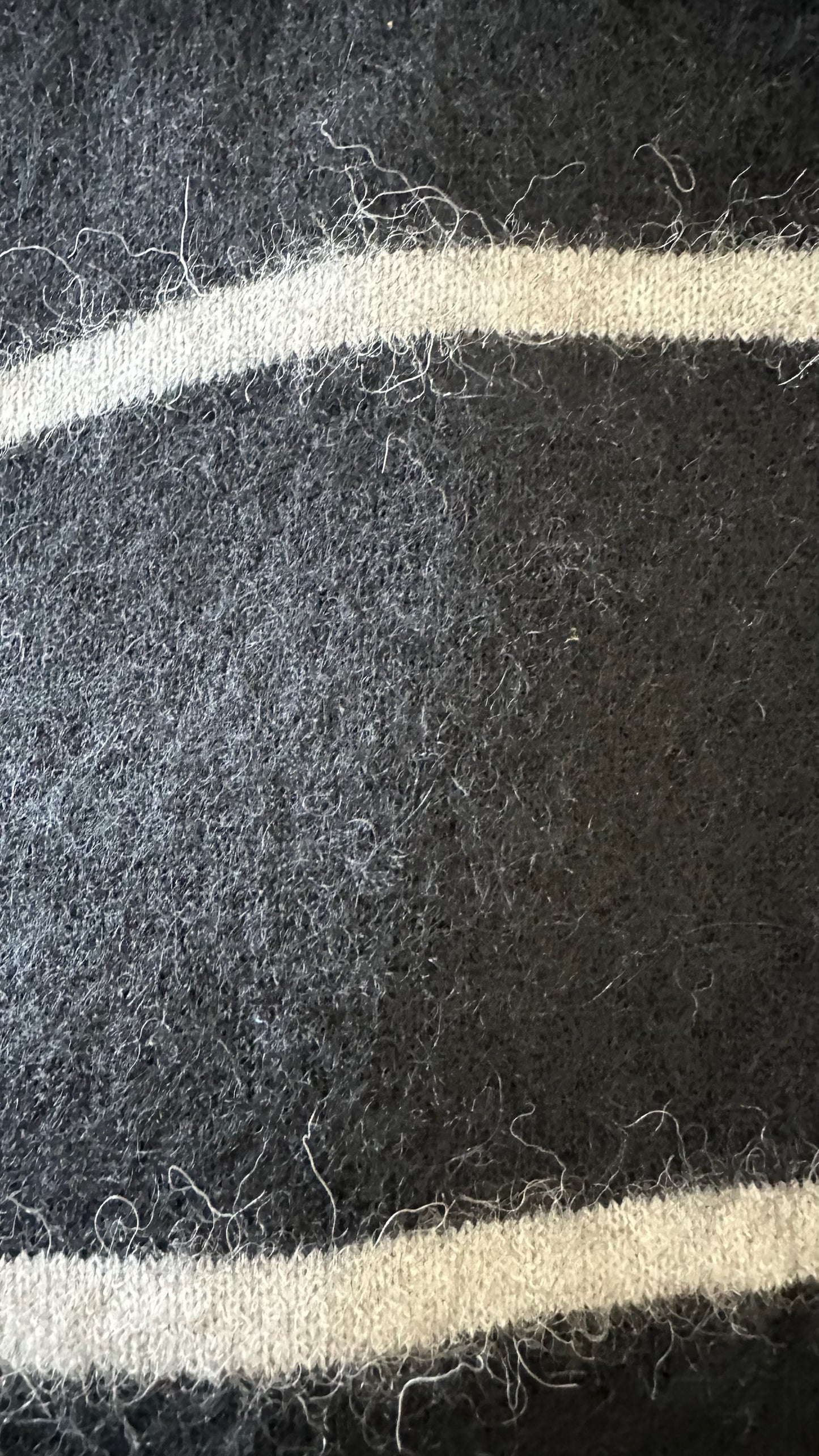 & other stories black white alpaca wool blend knitted jumper large UK 12-14 vgc w25
