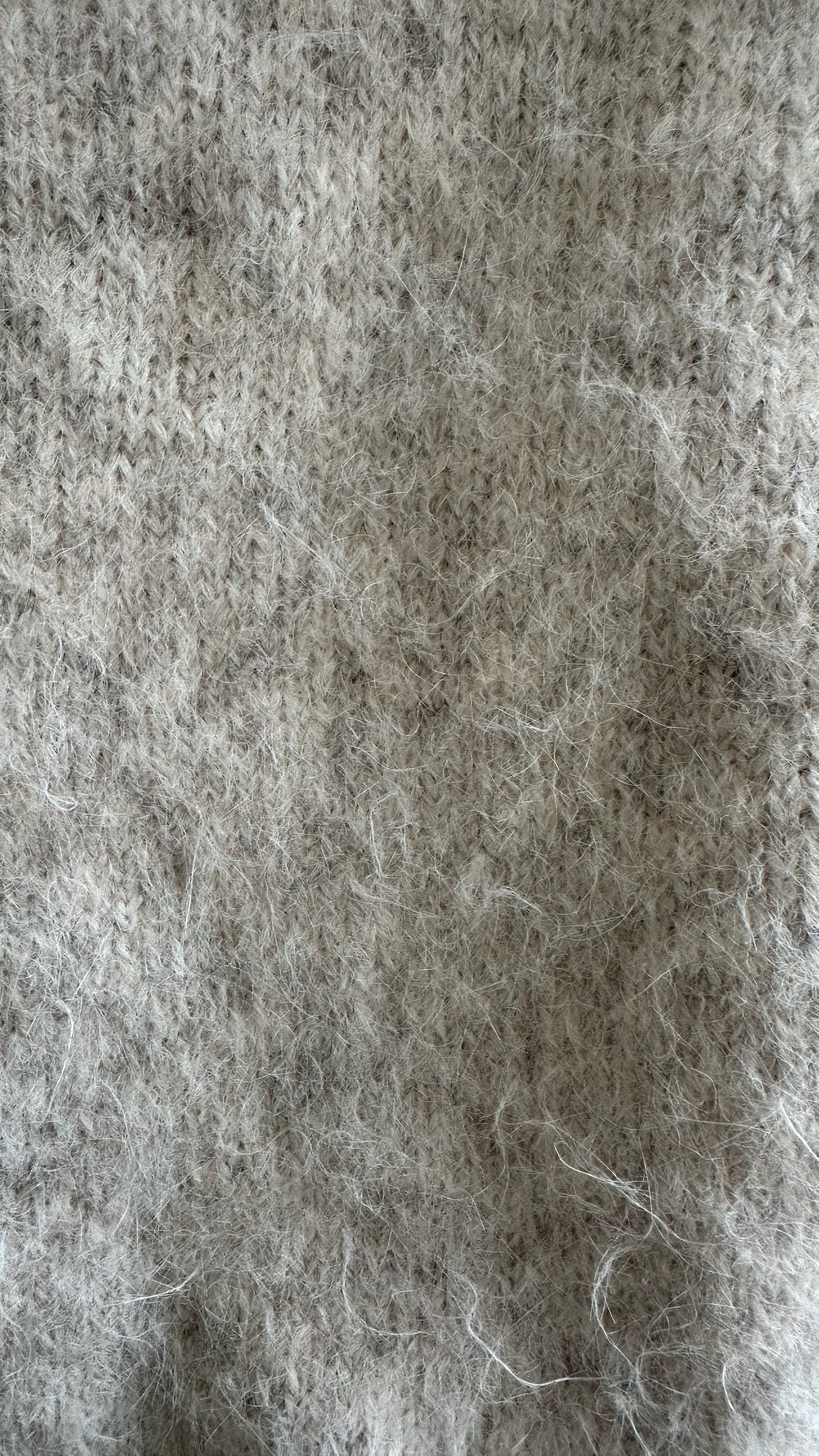 Topshop cream oatmeal jumper extra large UK 14 oversized vgc w25